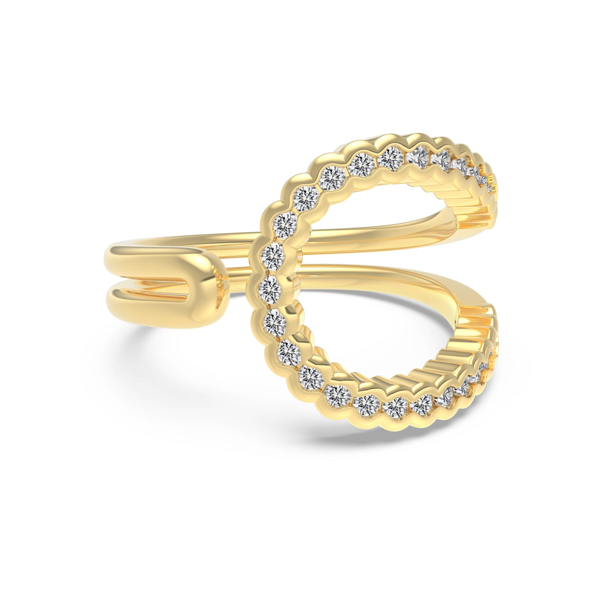 Silver Celestial Halo Ring
