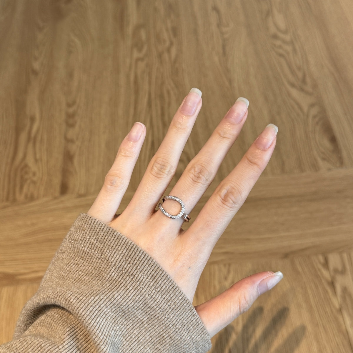Silver Celestial Halo Ring