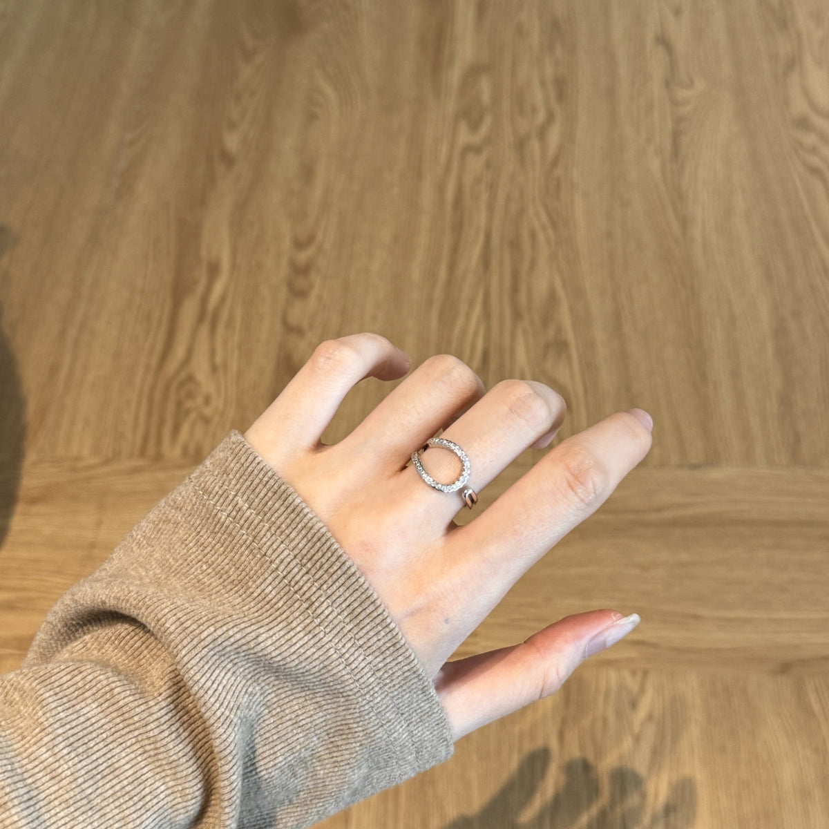 Silver Celestial Halo Ring