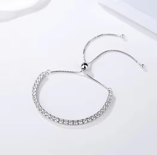 Silver Starlight Zirconia Tennis Bracelet