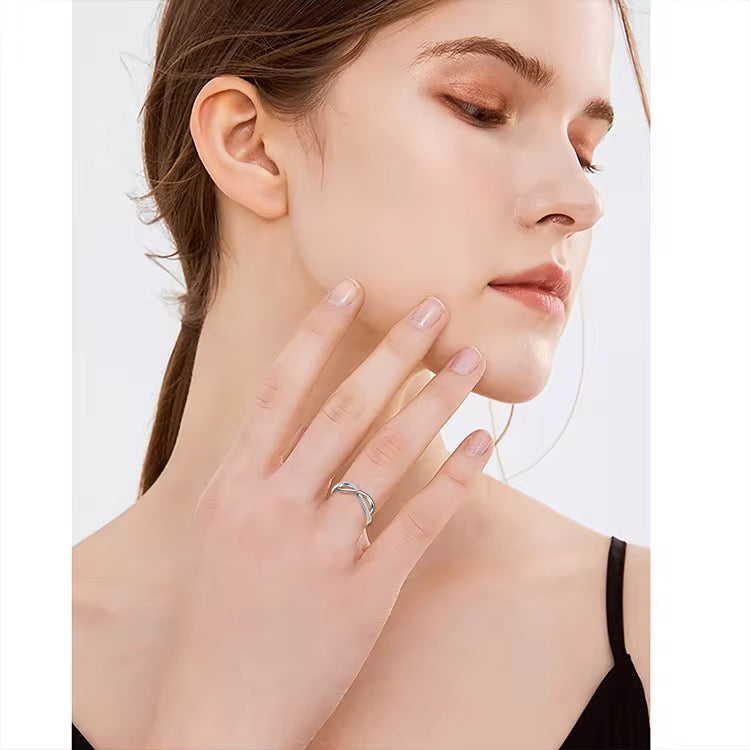 Silver Eternal Sparkle Infinity Ring
