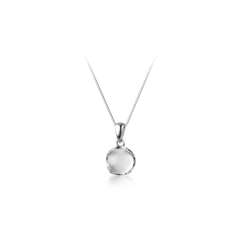 Silver Luminous Aura Necklace