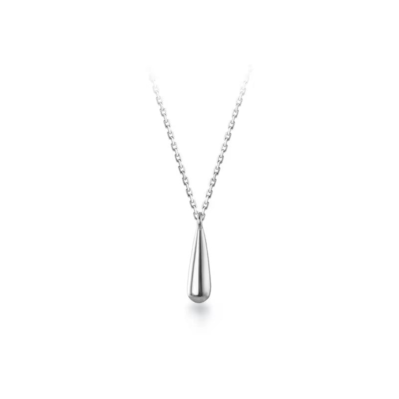 Silver Teardrop Necklace